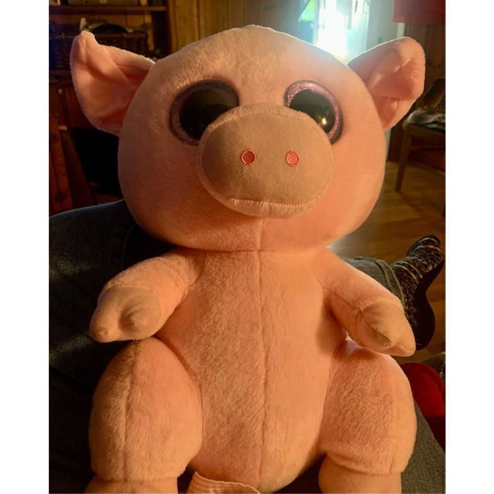 TY Beanie Baby Large Posey Pig